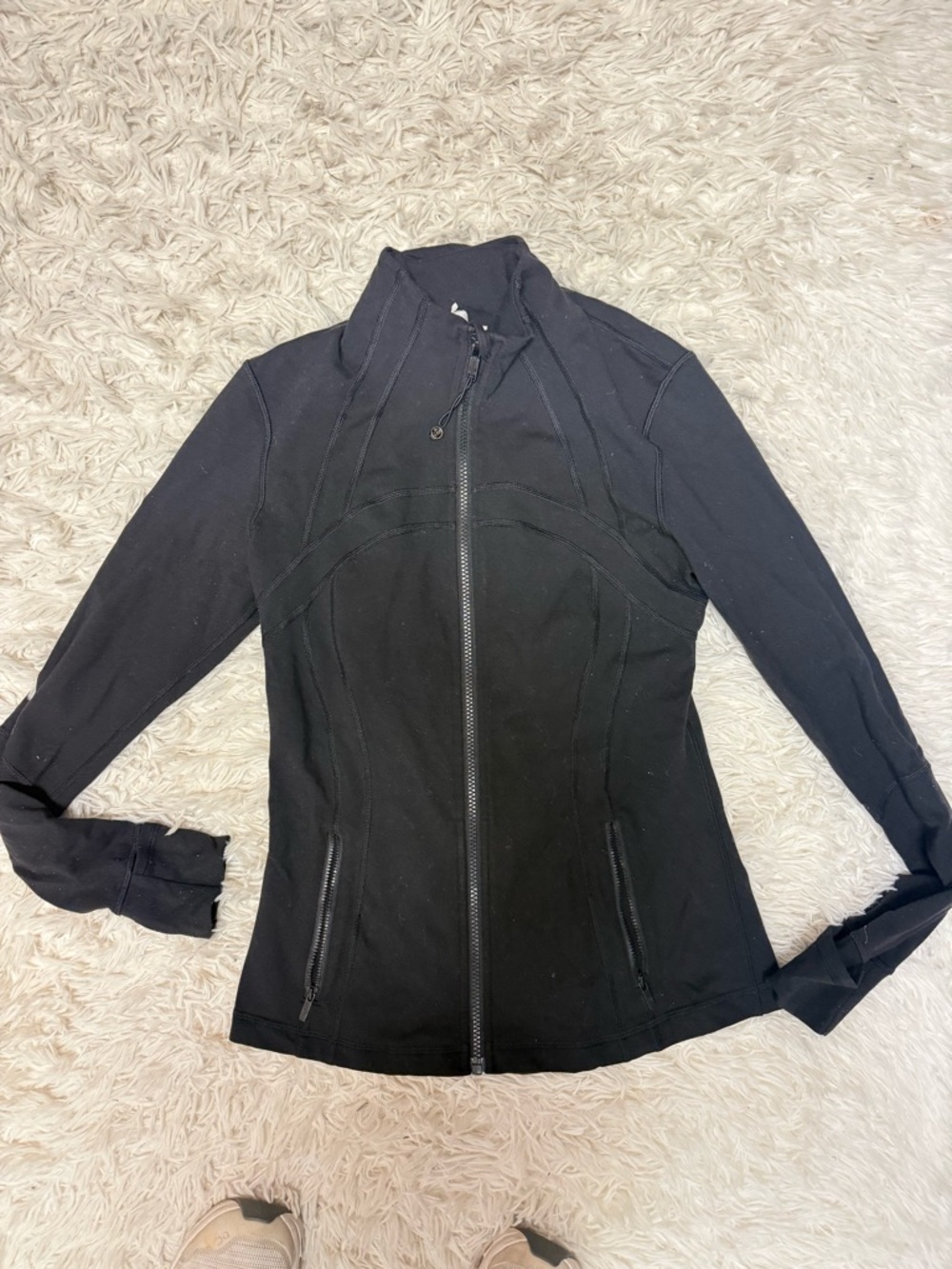 lululemon athletica Black Zip-Up Jacket